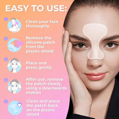Reusable Silicone Facial Patches for Wrinkle Anti-Wrinkle Treatment Skin Care Patches Skin Rejuvenation Wrinkle Reduce for Women