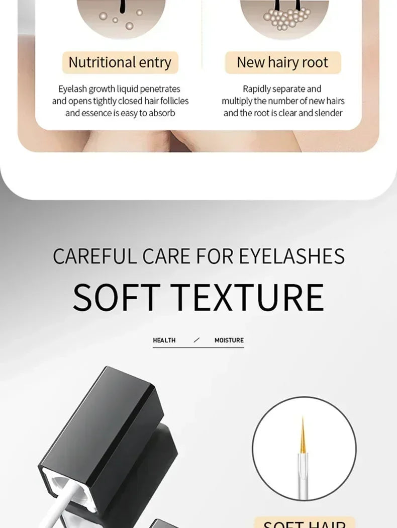 Fast Eyelash Growth Serum 7 Days Eyelash Eyebrow Growth Strong Makeup Extension Treatment Eyelash Growth Thicken Care Products