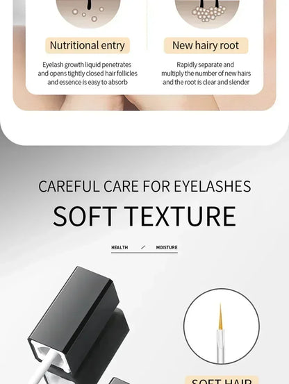 Fast Eyelash Growth Serum 7 Days Eyelash Eyebrow Growth Strong Makeup Extension Treatment Eyelash Growth Thicken Care Products