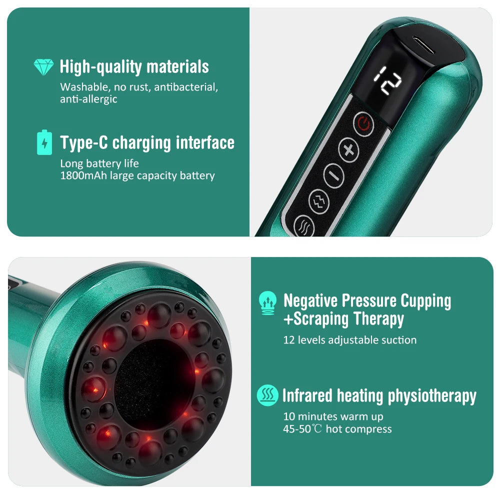 Electric Cupping Massager | Anti-Cellulite GuaSha Therapy