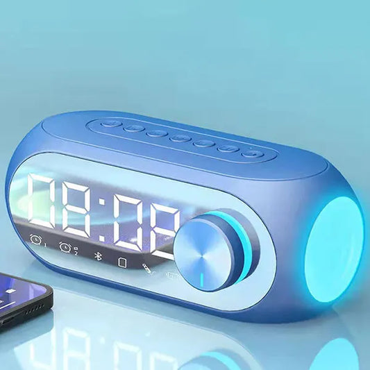 Alarm Clock Radio FM Bluetooth Speaker Portable