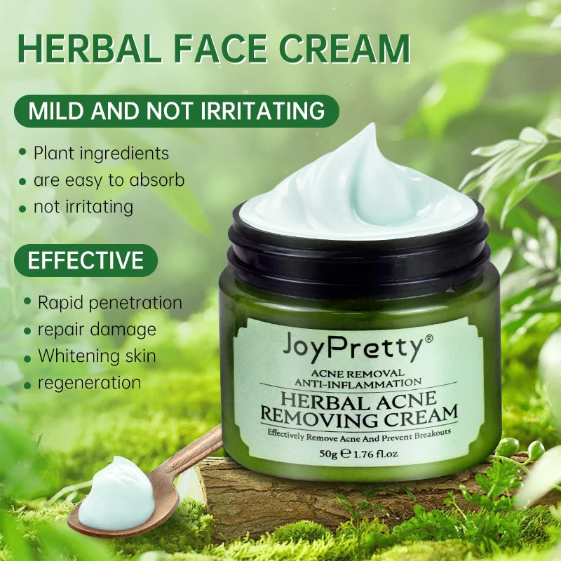 Herbal Acne Treatment Cream – Pore Shrinking & Oil Control