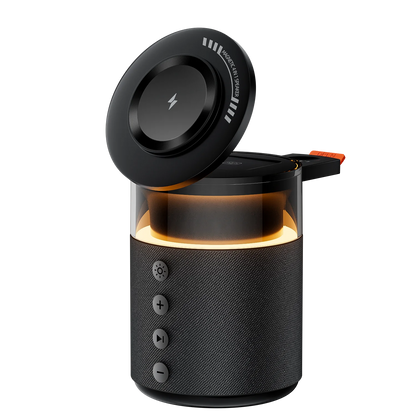 Magnetic Wireless Charging Station with Wireless