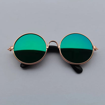 Lovely Vintage Round Cat Sunglasses Reflection Eye