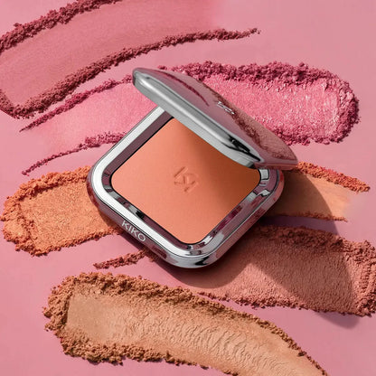 KIKO Unlimited Blush Long Lasting Rouge Powder Blusher With a Buildable Result Lipstick Cheek Pocket Blush Easy To Apply Color