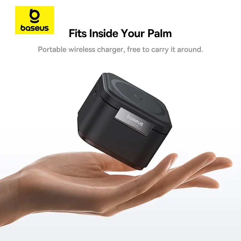 3 in 1 25W Magnetic Wireless Charger Stand 15W Fast Wireless Charging Desktop Dock Station For iPhone16 15 14 13 Airpod