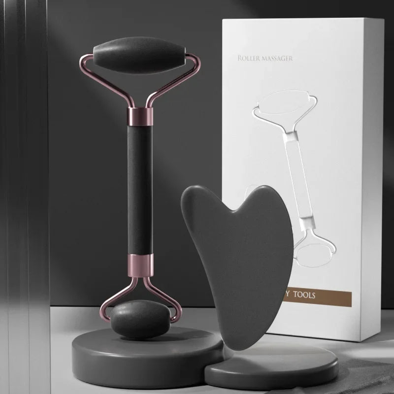 2Pcs Face Massager Roller | Guasha & Skin Care Tools