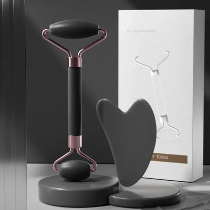 2Pcs Face Massager Roller | Guasha & Skin Care Tools