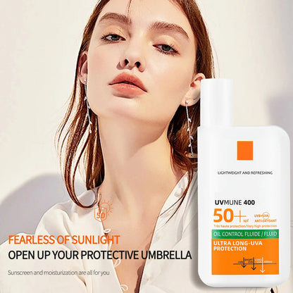 Original SPF50+ Sunscreen Lotion Cream Lasting Moisturizing Refreshing Light and Non Greasy To Prevent Facial and Body Sunburn