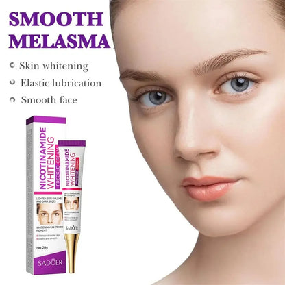 Nicotinamide Brightening Cream – Dark Spot Remover, Whitening & Freckle Fade Moisturizer