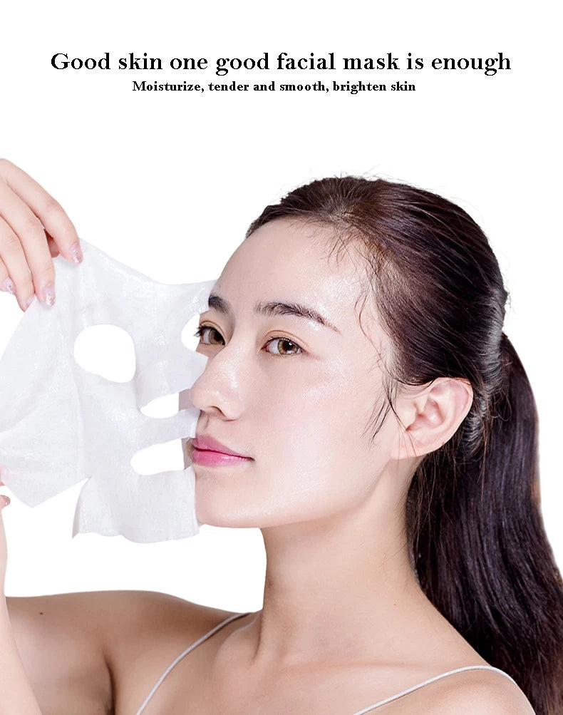 Vitamin C Facial Mask – Brightening & Moisturizing Skin Repair (10pcs)
