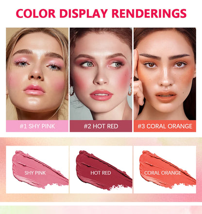 Multi‑Use Moisturizer Stick – Blush, Lips & Eyes Creamy Waterproof