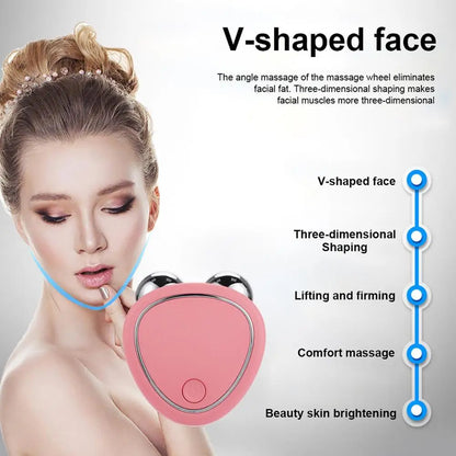 Face Lift Massager Machine Roller Microcurrent