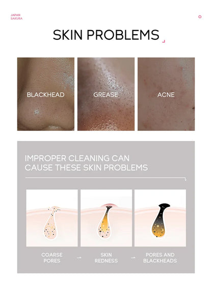 24K Gold Sakura Peeling Face Mask Anti Wrinkle Whitening Blackhead Removal Facial Tear Off Mask Skin Care Products