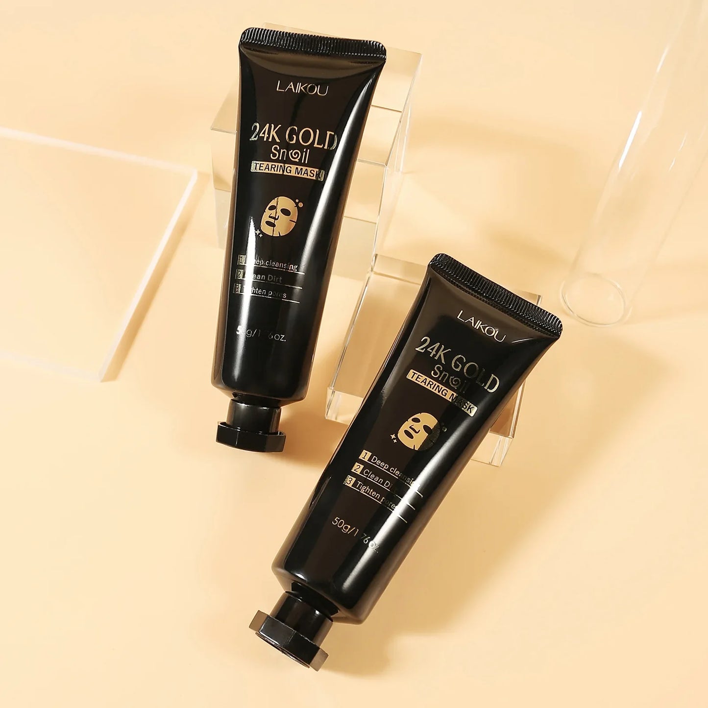 24K Gold Sakura Peeling Face Mask Anti Wrinkle Whitening Blackhead Removal Facial Tear Off Mask Skin Care Products