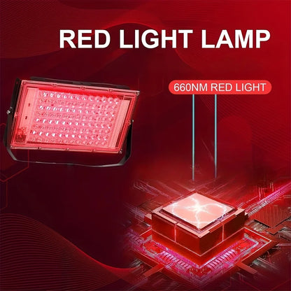 96 LEDs USB Red Light Therapy Lamp Infrared Light Therapy 660nm & 850nm NIR Light Device for Body Pain Relief and Skin Care