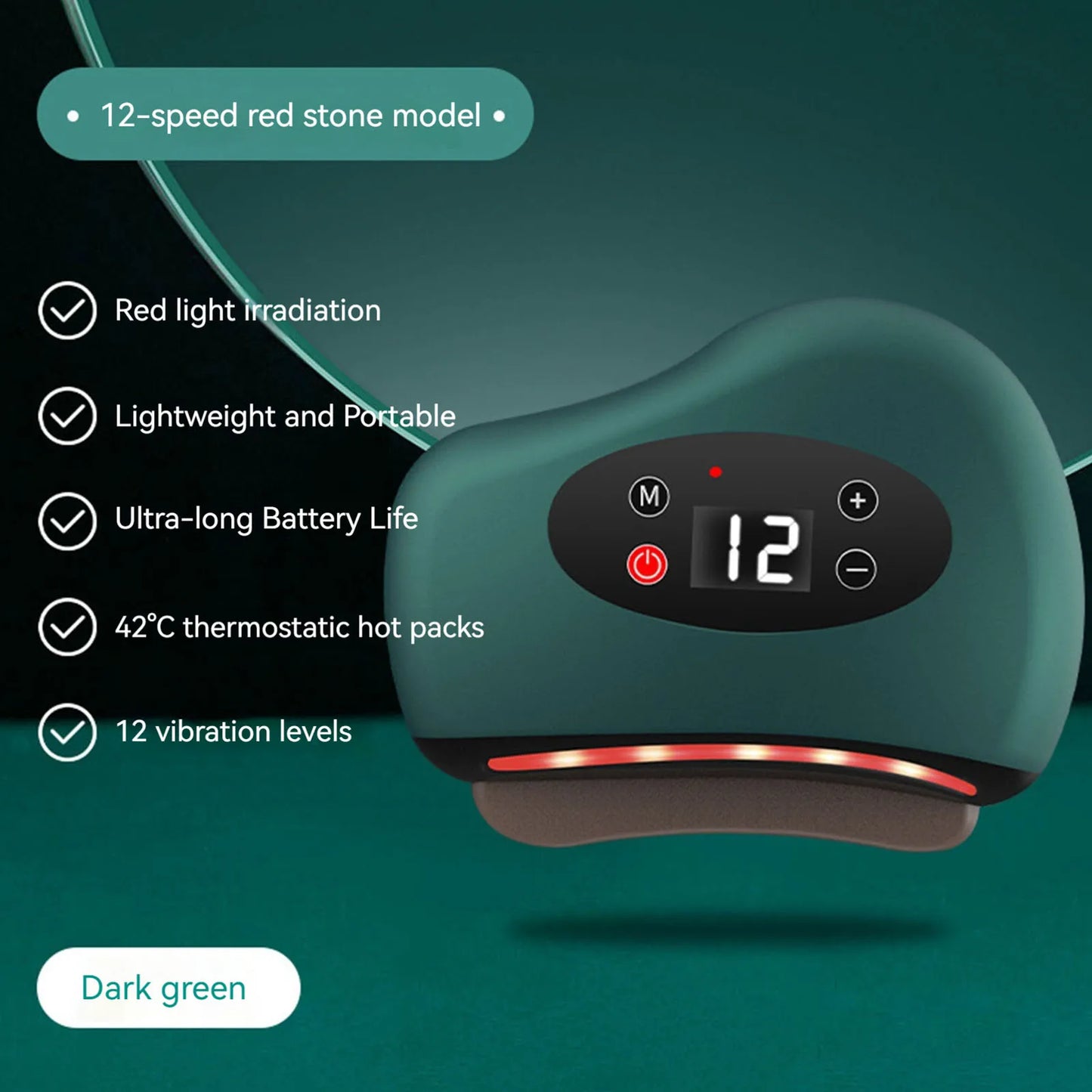 usb rechargeable scraping tool for facial and body massage
