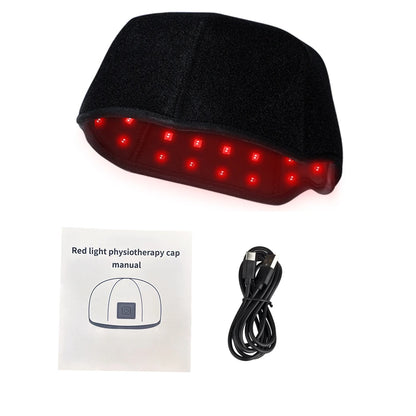 Red Light Hats for Hair Regrowth Infrared light Cap Thinning Anti Hair Loss Anxiety Stress Reduce Migraine Scalp Relax Massager