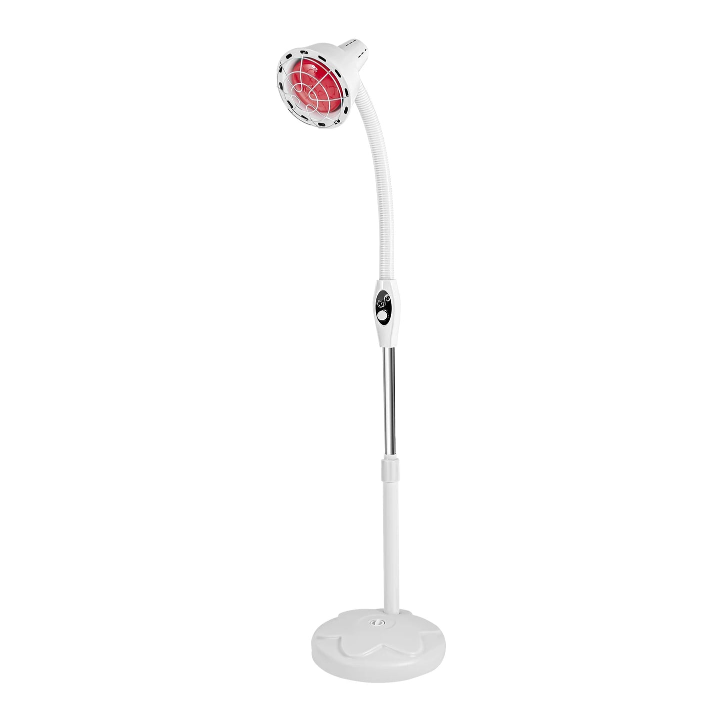 275W Adjustable Infrared Heat Lamp for Muscle&Joint Pain Relief, 360° Rotatable Infrared Therapeutic Light, 0-115℃ Temp Control