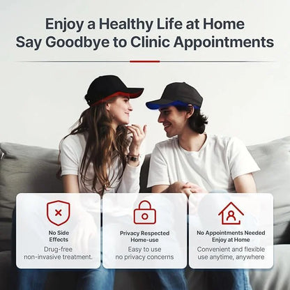 wearable hair growth device for home scalp care routine