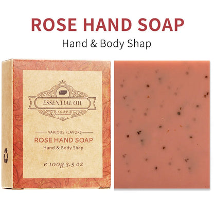 4 Pack Of Lavender Frosted Soap - 4, Coconut, Tea Tree Essential Oil - Kraft Paper Box For Gifts And Luxurious Travel Experience