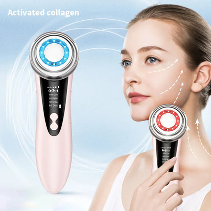 Electric Facial Massage Device Color Light Import