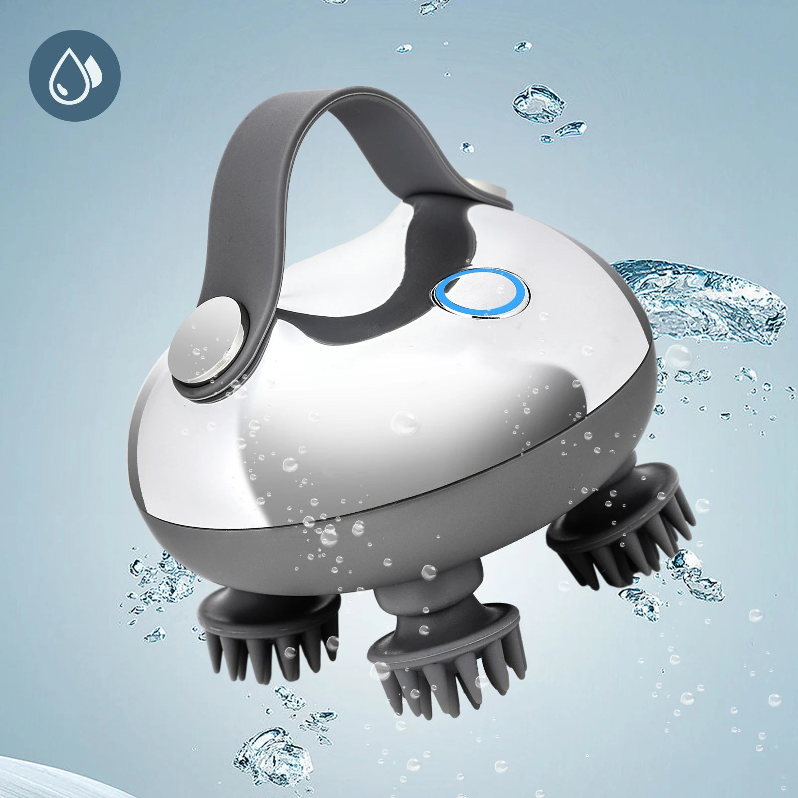 waterproof scalp massager for wet and dry use
