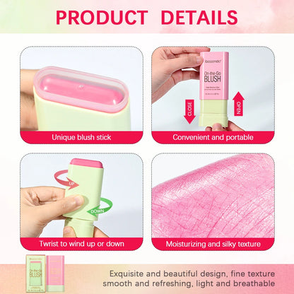 Multi‑Use Moisturizer Stick – Blush, Lips & Eyes Creamy Waterproof