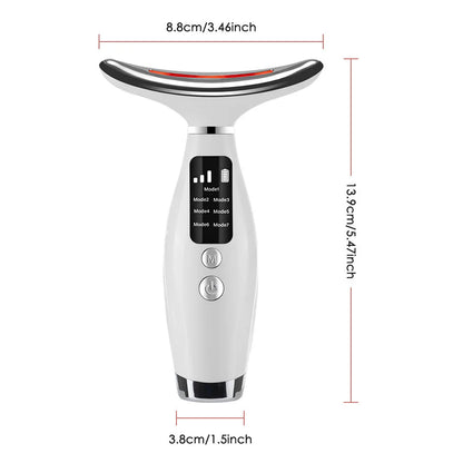 7‑in‑1 Neck & Face Massager for Women – Portable Skin Tightening & Daily Facial Care Tool