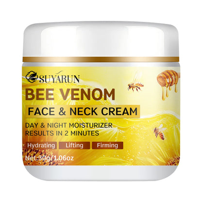 Bee Venom Collagen Anti-Aging Face Cream | Firming Lifting Moisturizer | Wrinkle Reduction | 24H Hydration.