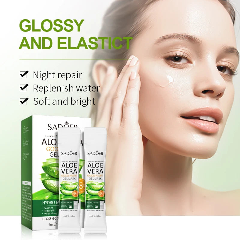 20pcs/box SADOER Sleeping Facial Masks Face Moisturizing Hydrating Anti-aging Whitening Anti Wrinkles Face Mask Facial Skin Care