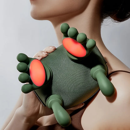 4D Bionic Finger Neck Shoulder Massager Wireless Neck Cervical Trapezius Kneading Massage Shawl Brushless Motor Neck
