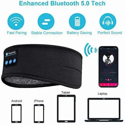 Sleep Mask Bluetooth Sleeping Headphones Headband