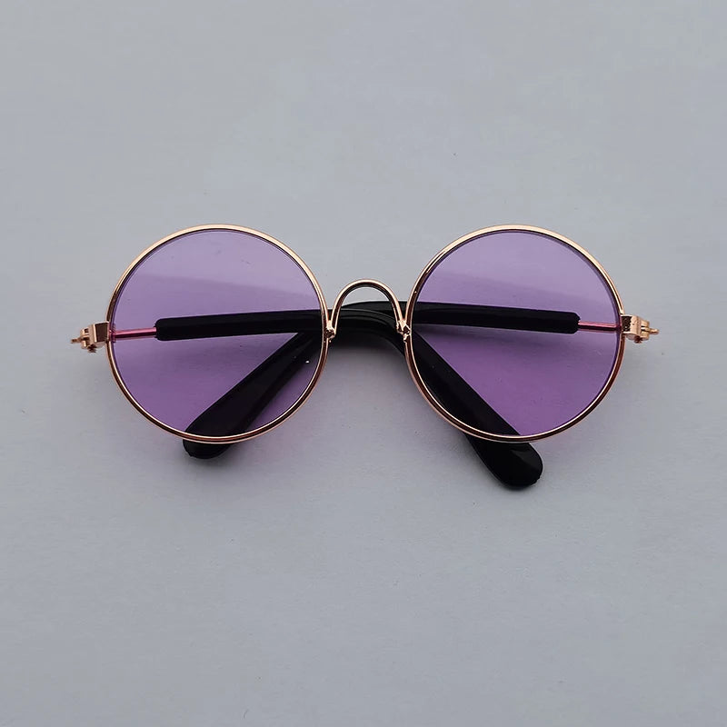 Lovely Vintage Round Cat Sunglasses Reflection Eye