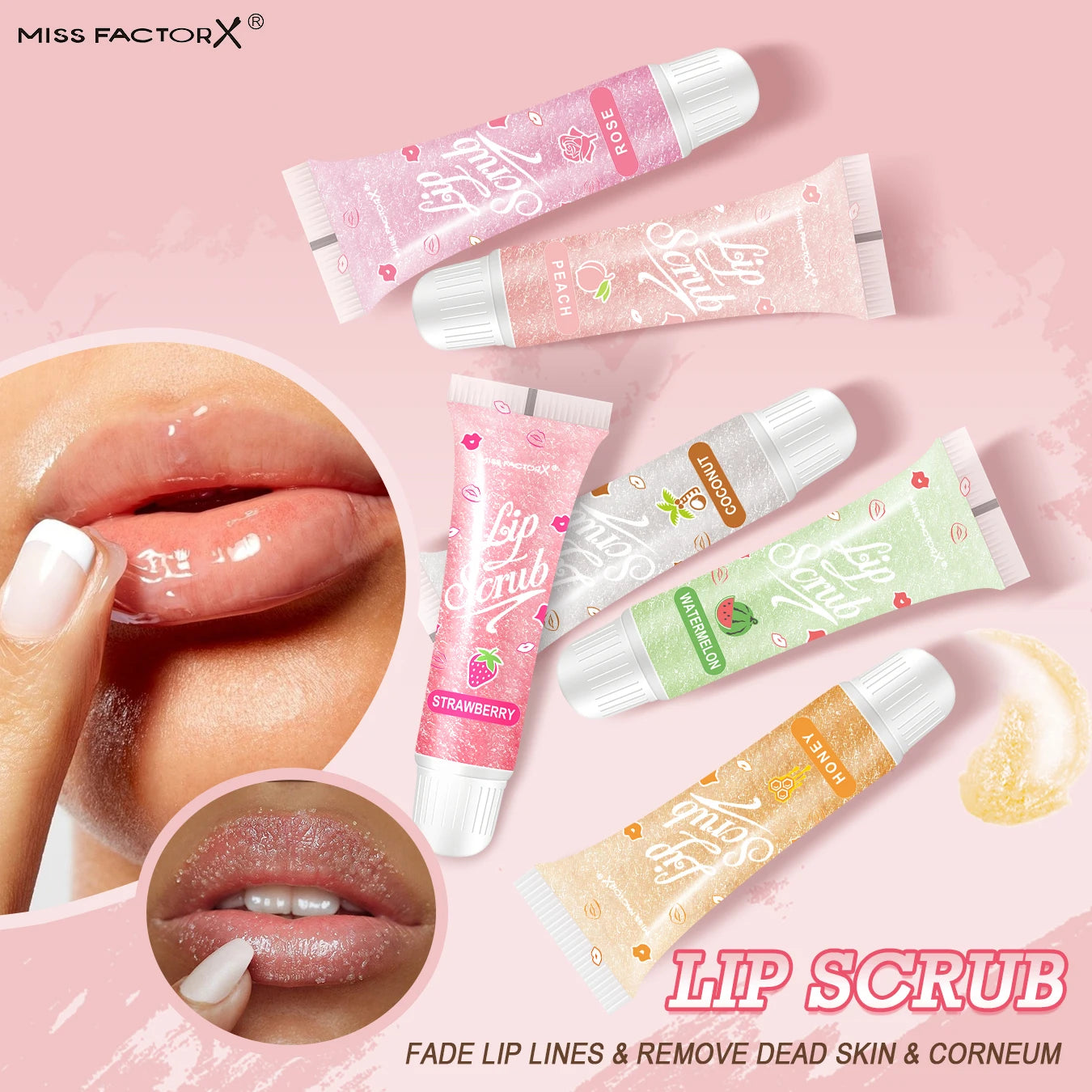 brightening lip care set for improving natural lip tone
