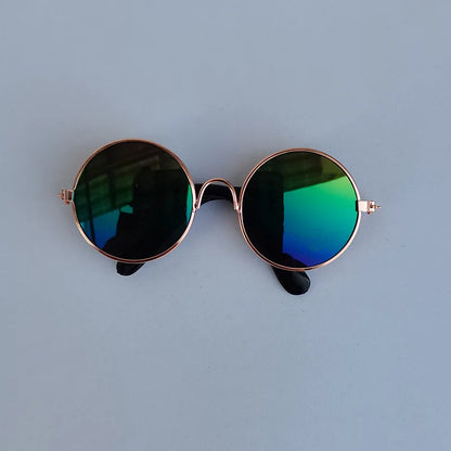 Lovely Vintage Round Cat Sunglasses Reflection Eye