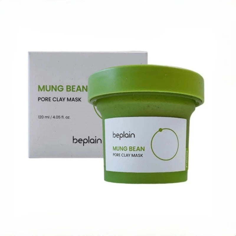green mung bean clay mask for pore cleansing and oil control
