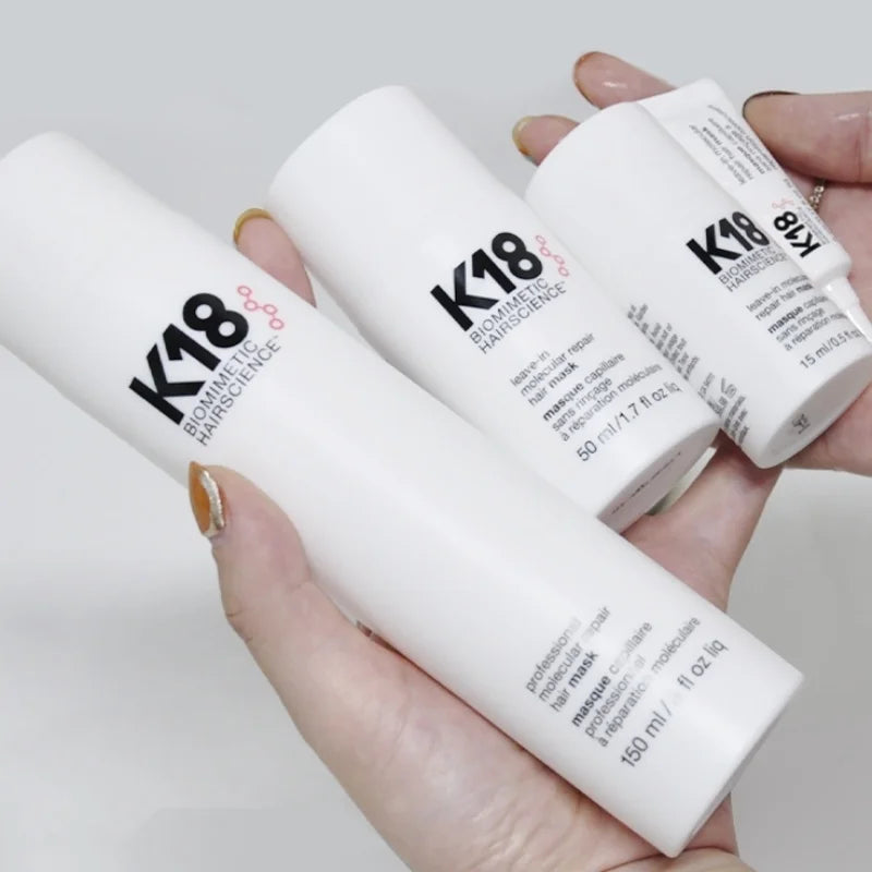 K18 Leave-In Molecular Repair Hair Mask Deep Conditioning Keratin Treatment Soften Hair Smoothing Healthy Hair Care 50ml 150ml