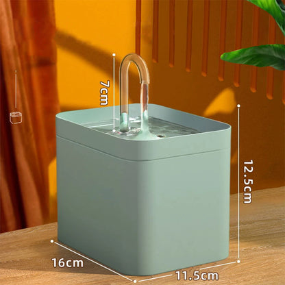Ultra-Quiet Cat Water Fountain Filter Smart Automatic