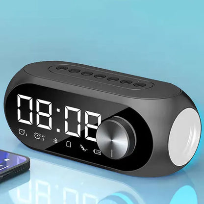 Alarm Clock Radio FM Bluetooth Speaker Portable