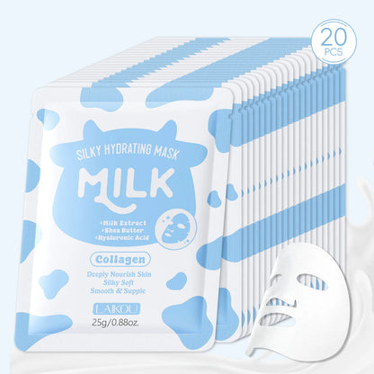 milk collagen sheet mask for hydration and glowing skin
