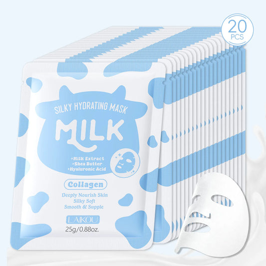 milk collagen sheet mask for hydration and glowing skin
