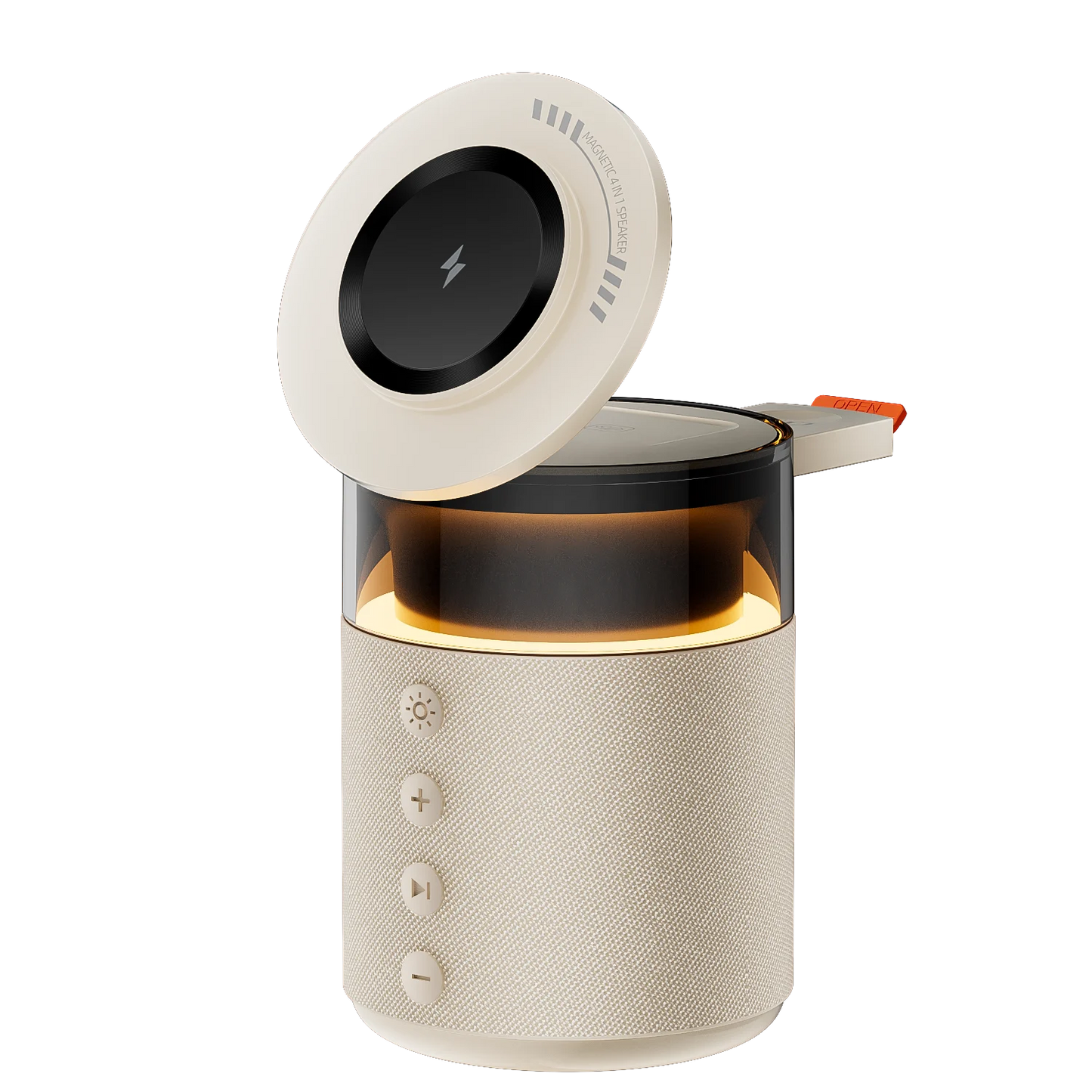 Magnetic Wireless Charging Station with Wireless