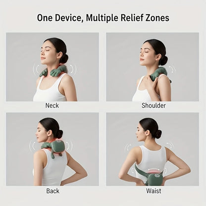 4D Bionic Finger Neck Shoulder Massager Wireless Neck Cervical Trapezius Kneading Massage Shawl Brushless Motor Neck