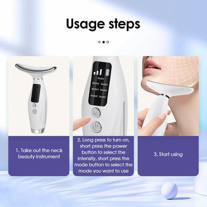 7‑in‑1 Neck & Face Massager for Women – Portable Skin Tightening & Daily Facial Care Tool