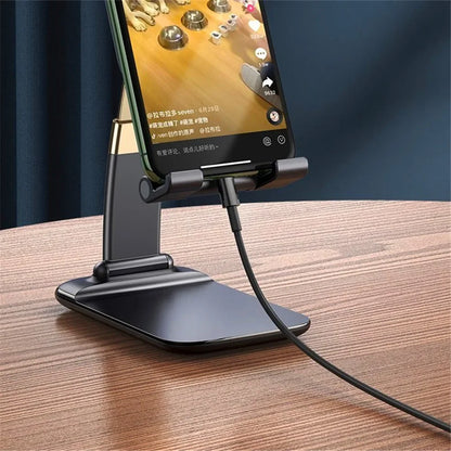 Foldable ABS Desktop Mobile Phone Stand For iPad