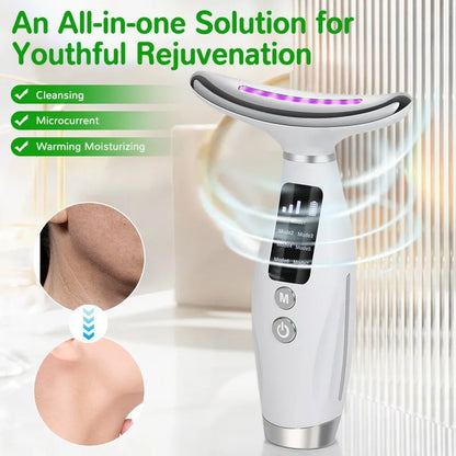 7‑in‑1 Neck & Face Massager for Women – Portable Skin Tightening & Daily Facial Care Tool