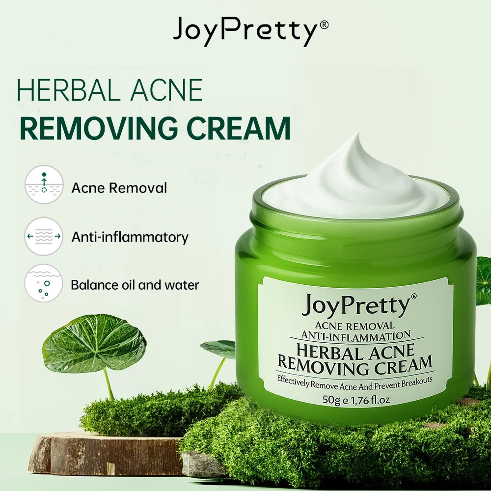 Herbal Acne Treatment Cream – Pore Shrinking & Oil Control