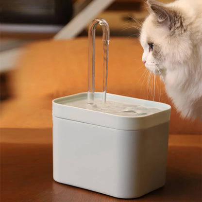 Ultra-Quiet Cat Water Fountain Filter Smart Automatic