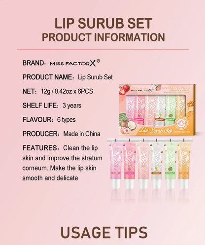 flavoured lip scrub collection for daily lip care routine